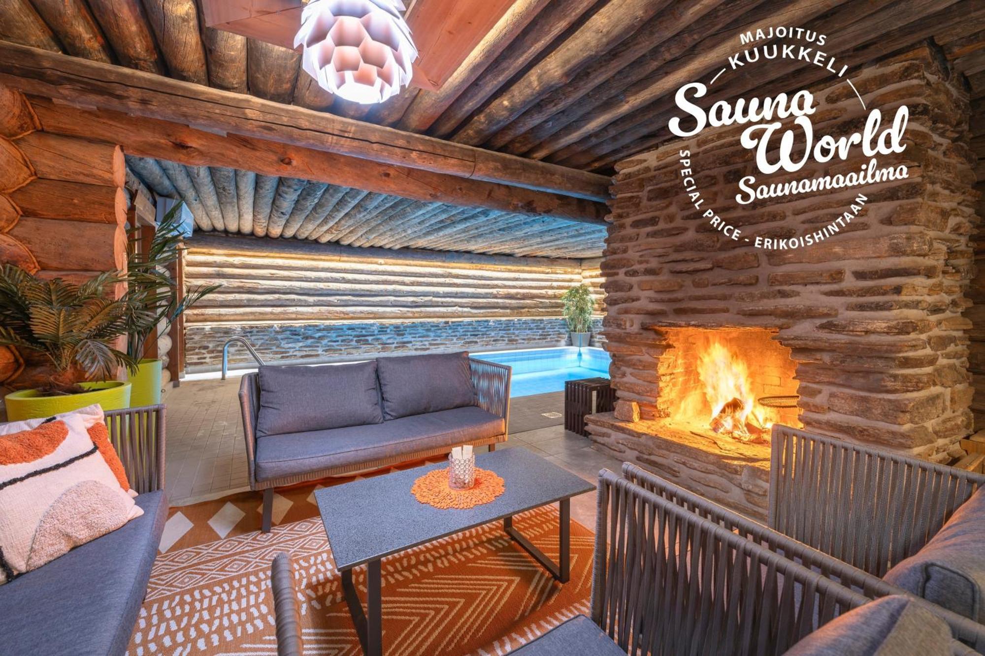 Kuukkeli Log Houses Aurora Cabin - Jaspis Саариселькя Экстерьер фото