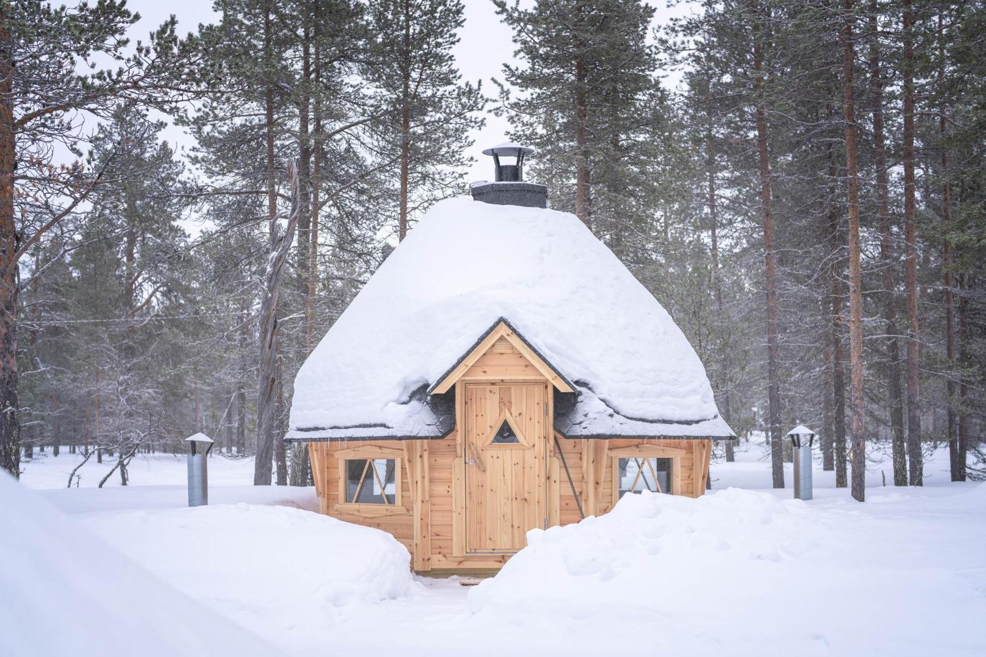 Kuukkeli Log Houses Aurora Cabin - Jaspis Саариселькя Экстерьер фото