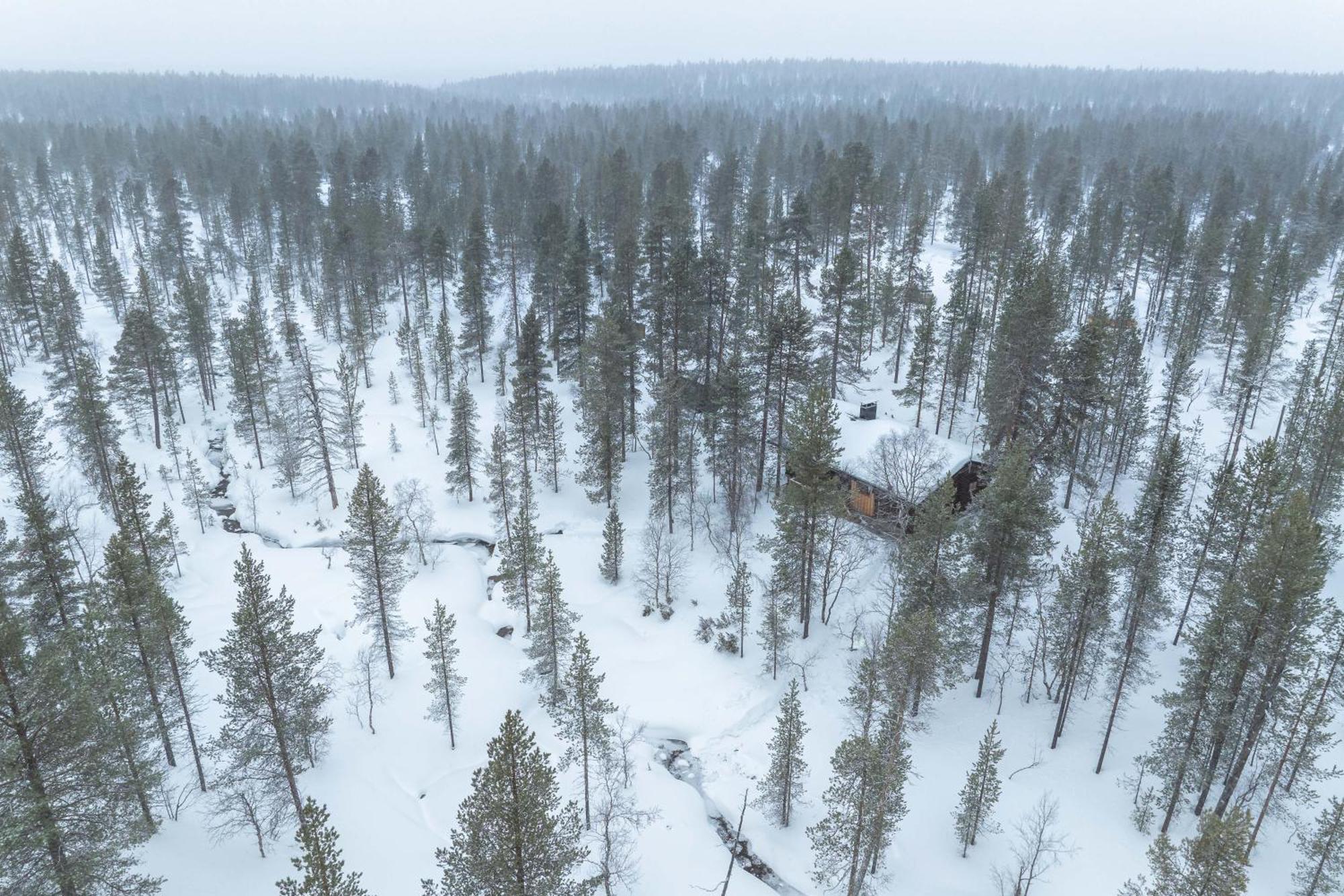 Kuukkeli Log Houses Aurora Cabin - Jaspis Саариселькя Экстерьер фото