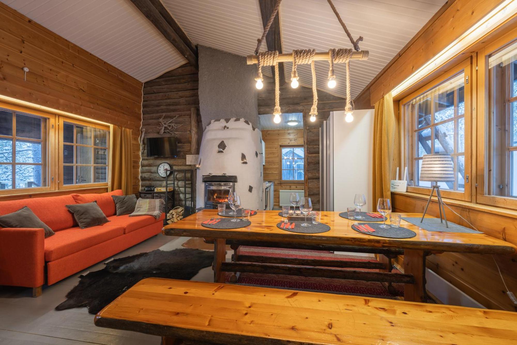 Kuukkeli Log Houses Aurora Cabin - Jaspis Саариселькя Экстерьер фото