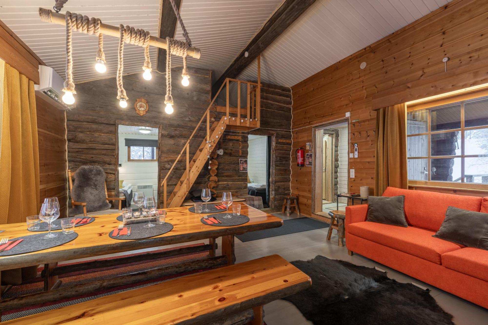 Kuukkeli Log Houses Aurora Cabin - Jaspis Саариселькя Экстерьер фото